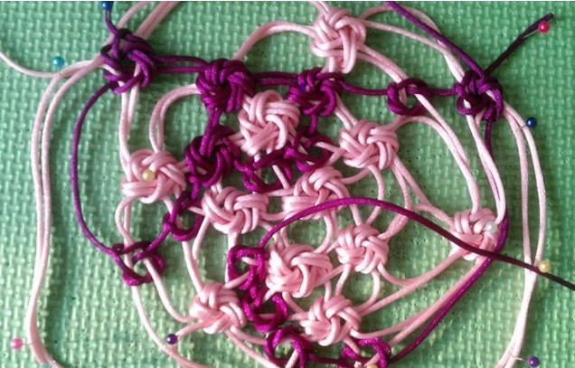 中国结球钥匙扣编法教程,中国结编织球教程