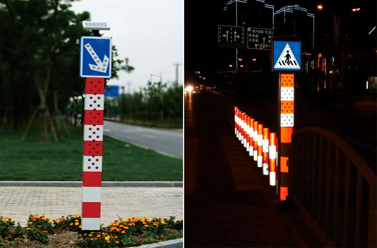 太阳能警示柱技术参数,太阳能警示柱推荐