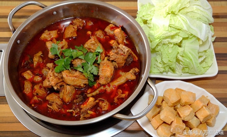 过年了来一道丰盛美味火锅鸡,火锅鸡的正宗做法大全家常