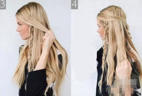 编发教程简单日常编发,编发简单8步教会你一款时尚编发