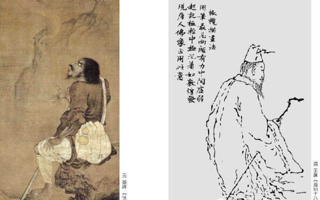 浅析中国画中的线描艺术,中国画的白描中有几种线描