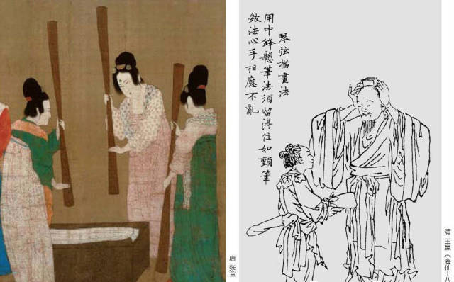 浅析中国画中的线描艺术,中国画的白描中有几种线描