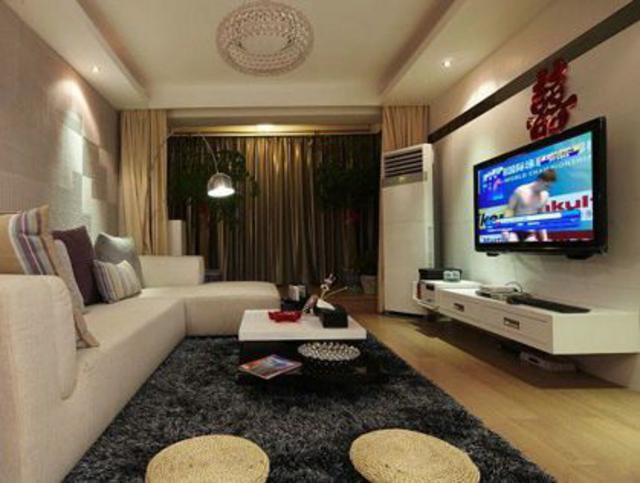 90平米现代简约风婚房,轻奢风婚房效果图