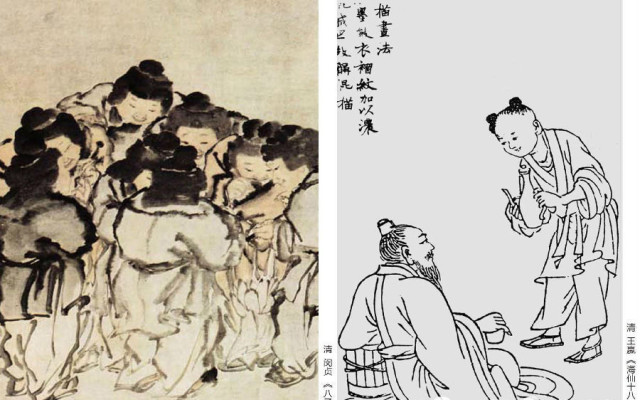 浅析中国画中的线描艺术,中国画的白描中有几种线描