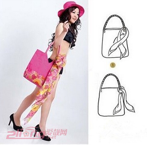 女士丝巾的16种系法和搭配图解,怎样系女士丝巾