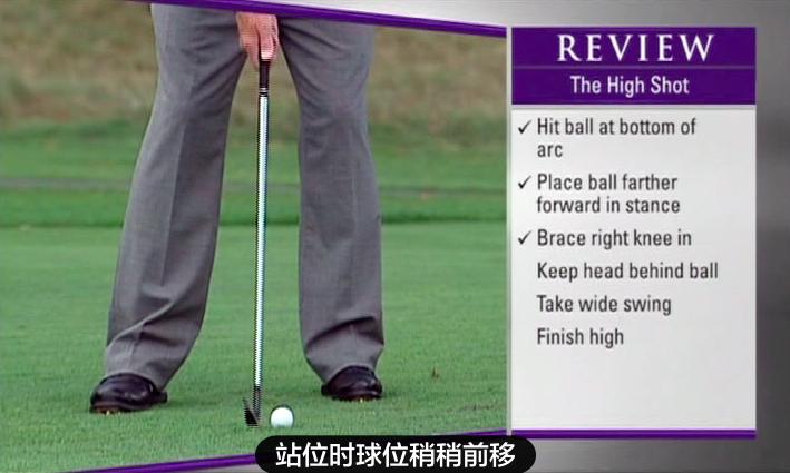 高尔夫教学高尔夫球打法,高尔夫各种疑难杂症球的打法