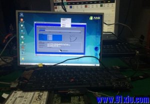 thinkpadt420突然无法开机了,联想thinkpadt420暗屏维修案例