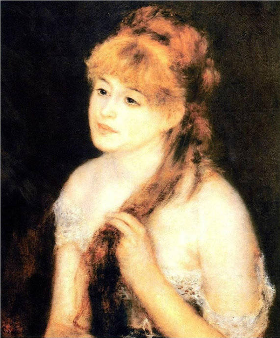 雷诺阿油画春之花,雷诺阿色系荧光笔