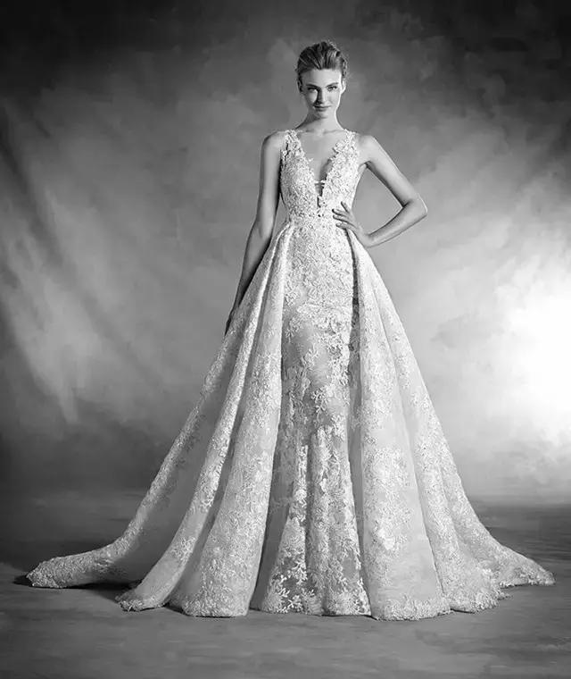 provision高定婚纱,巴塞罗那2021轻奢高定婚纱