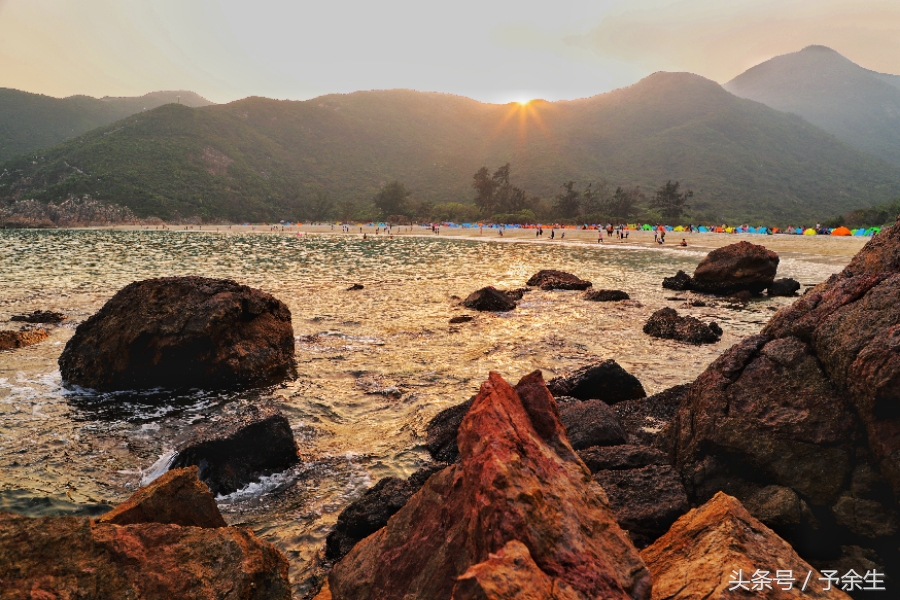 行麦径风景时宿轻沙绵风中