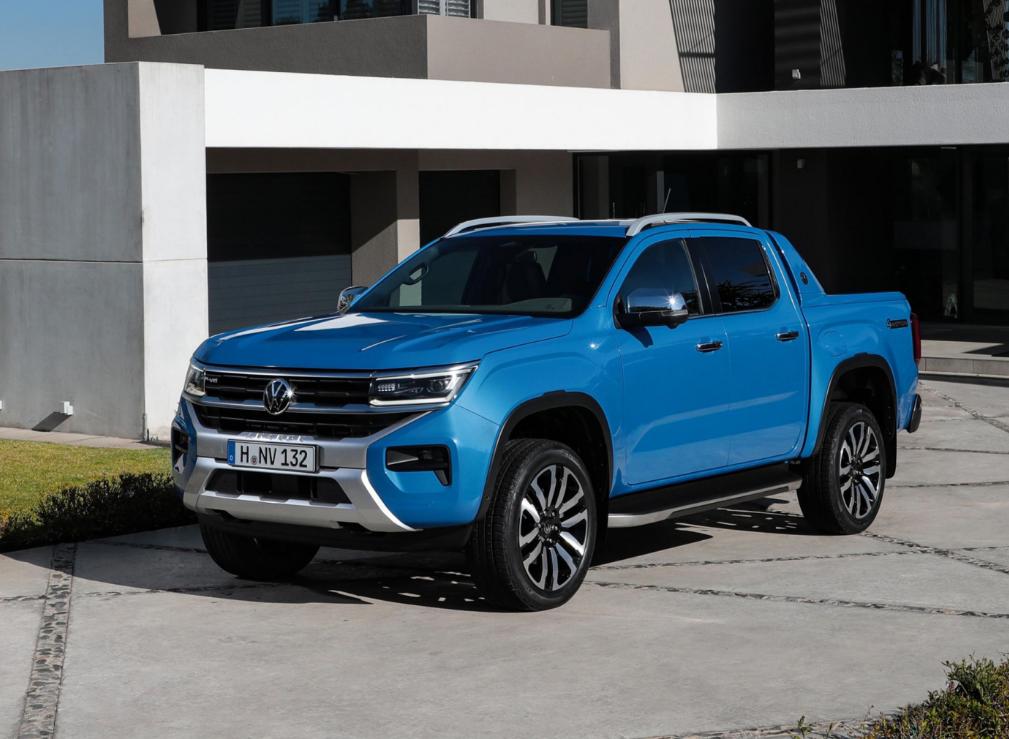 大众打造的全新皮卡，车长5350mm，造型硬派，还提供3.0TV6发动机