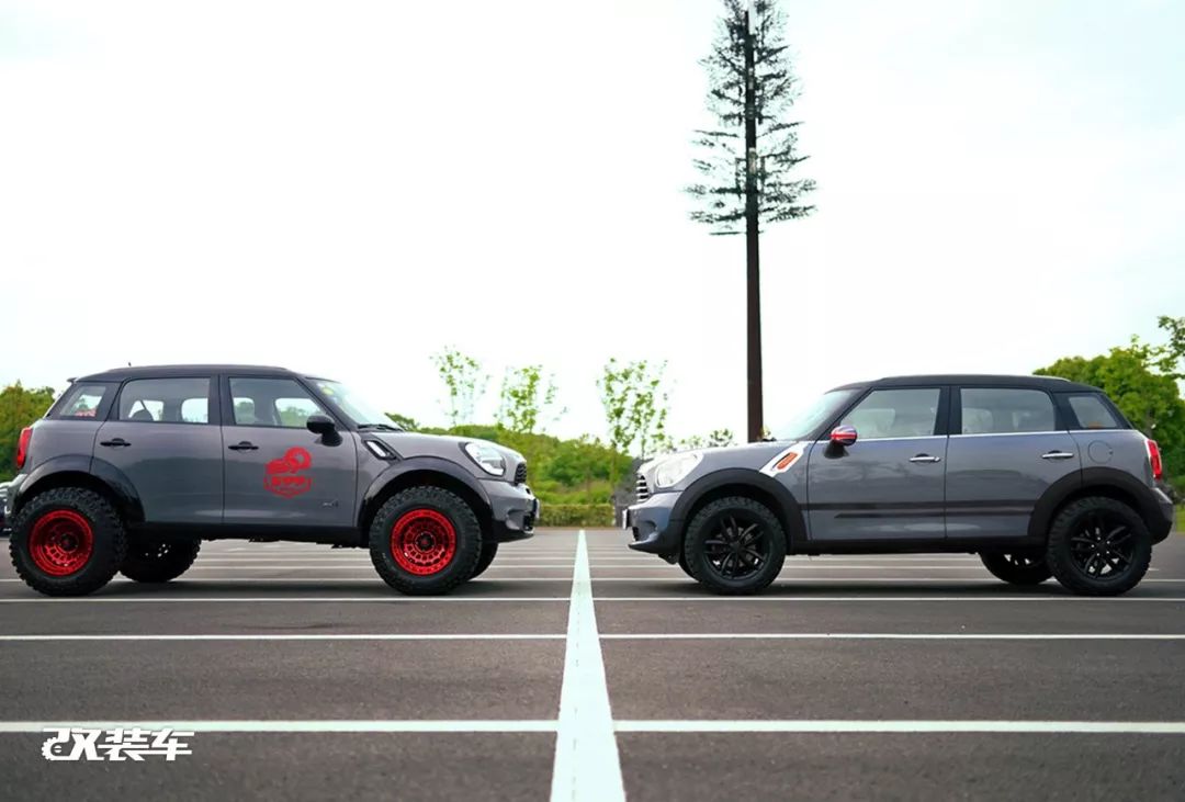 网友花费十几万，把MINI乡下人爆改成大脚怪