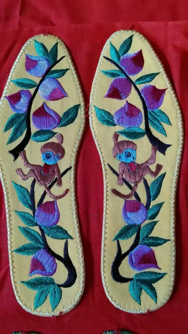 刺绣鞋垫图案大全图解,刺绣各种鞋垫图案