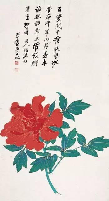 100幅精美写意牡丹画,名家大写意画牡丹作品图片