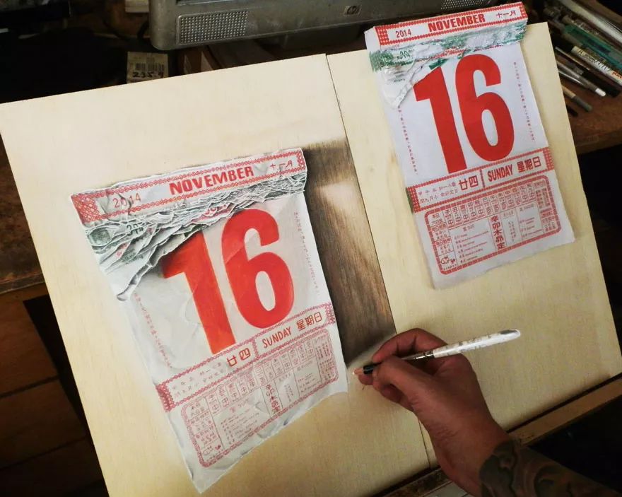 3d立体画写实彩铅,超写实彩铅手绘细腻的让人咋舌