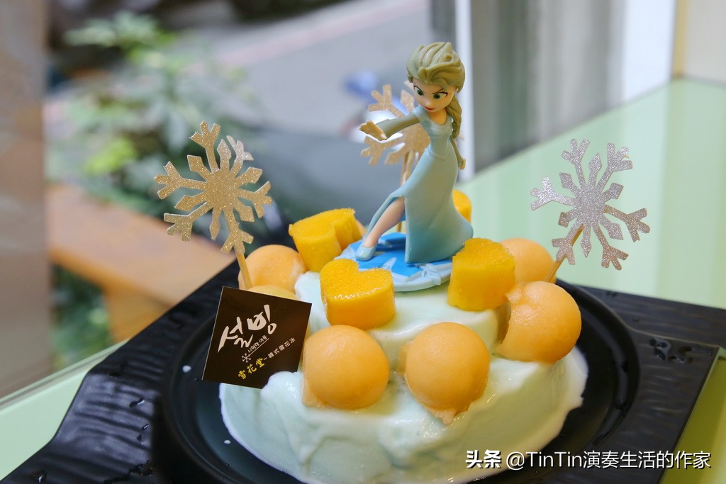 韩国正宗牛奶雪冰,韩国最火雪花冰