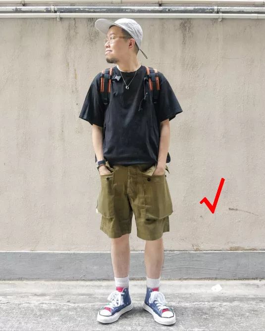170男生短裤穿搭公式,矮的男生怎么穿短裤才好看