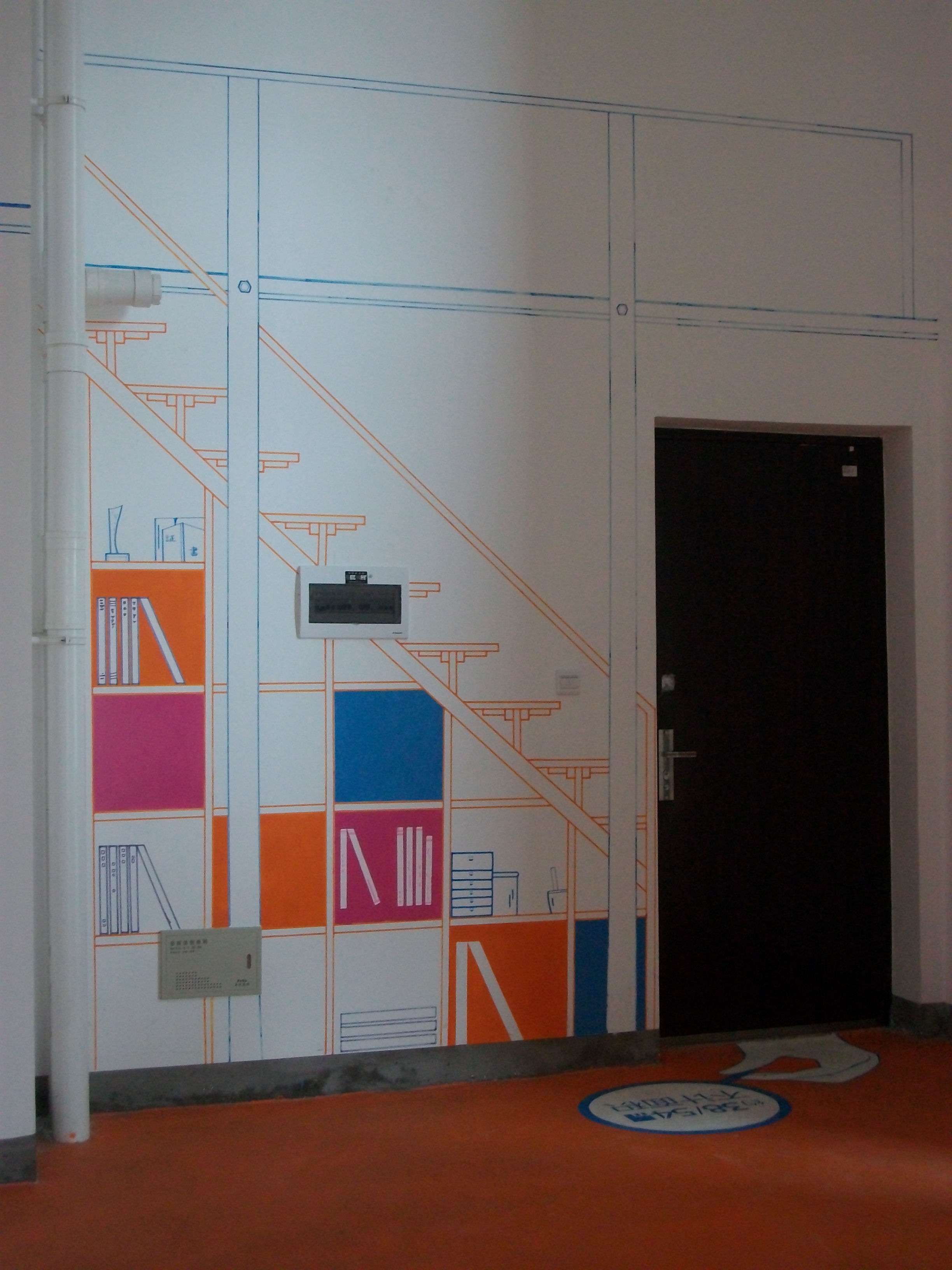 适合家里的墙绘图片零基础,墙绘简单又出效果的图