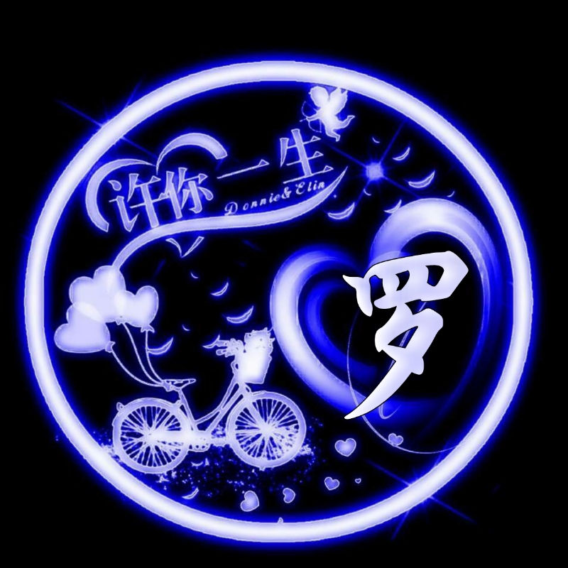 挚爱一生的姓氏头像,任字姓氏专属头像荧光