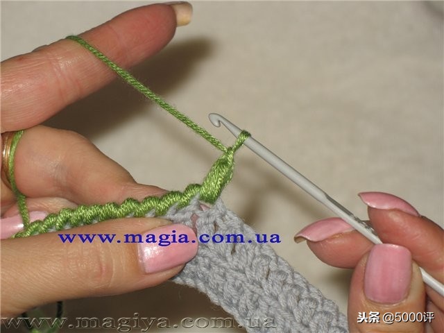 倒钩短针收边,倒钩针收边的视频教程