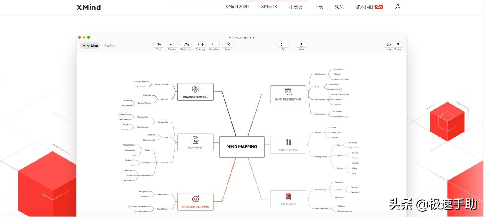 哪款软件思维导图比较好用,电脑十大免费思维导图软件