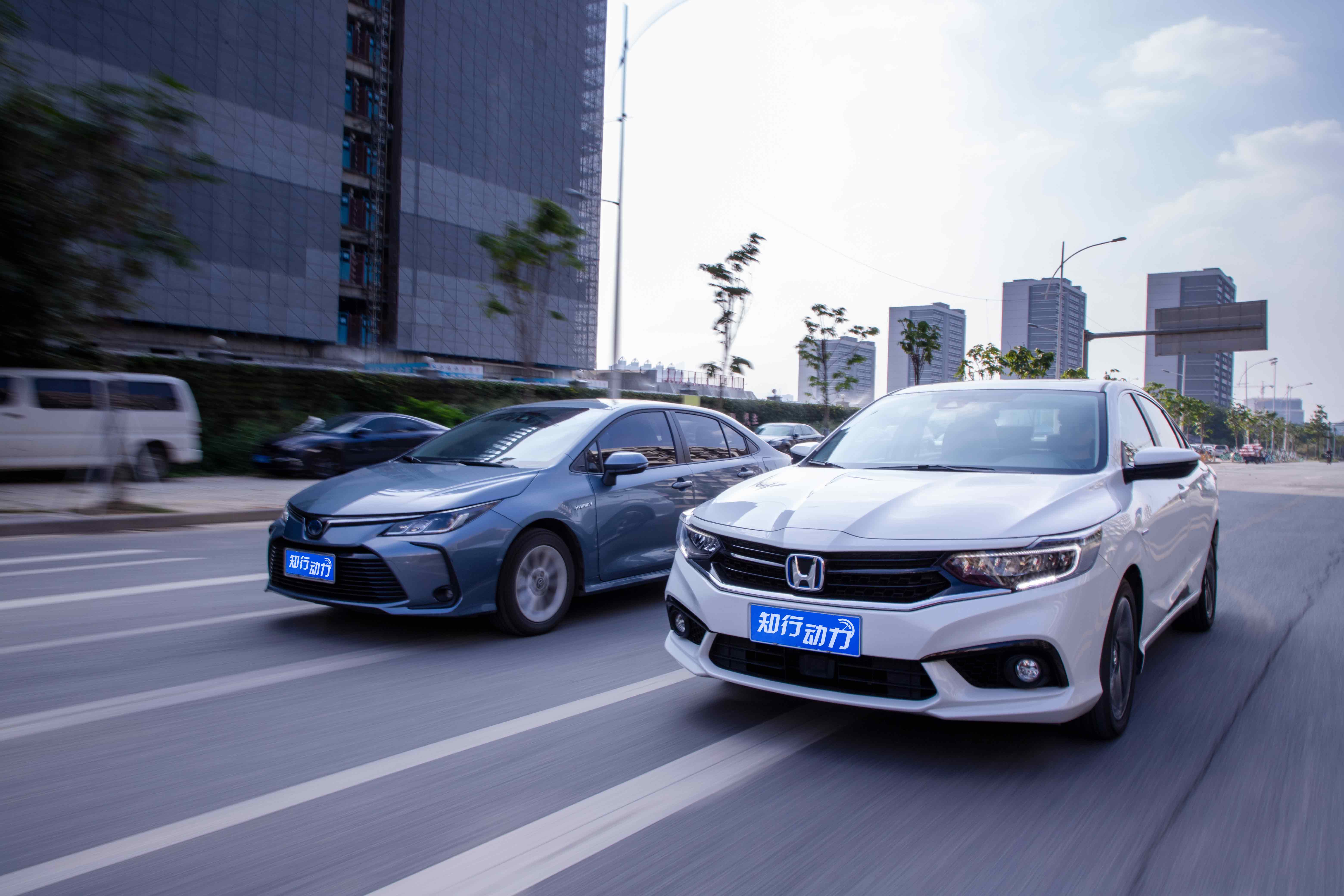 享域锐混动卡罗拉双擎,本田享域锐混动对比卡罗拉