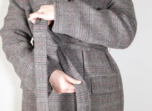 大衣腰带显瘦,大衣腰带的7种系法简单