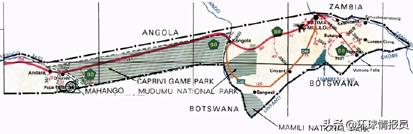 纳米比亚地理位置图,纳米比亚是个什么地方