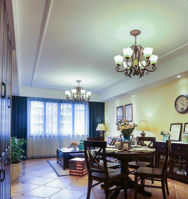 128平美式乡村风格,122平美式乡村风格