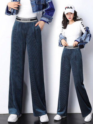 秋冬最火的4条阔腿裤实穿更时髦,洋气时髦秋冬阔腿裤