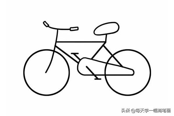 骑自行车的人怎么画简笔画,怎样画自行车简笔画简单又漂亮