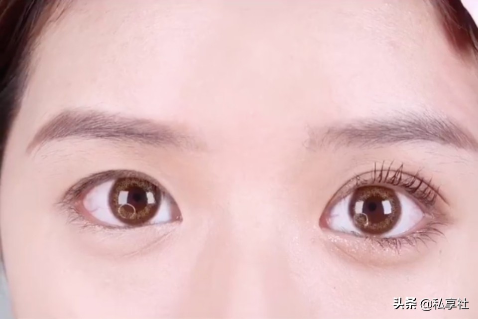 眼线眼影假睫毛双眼皮贴,单眼皮无辜大眼妆眼线画法