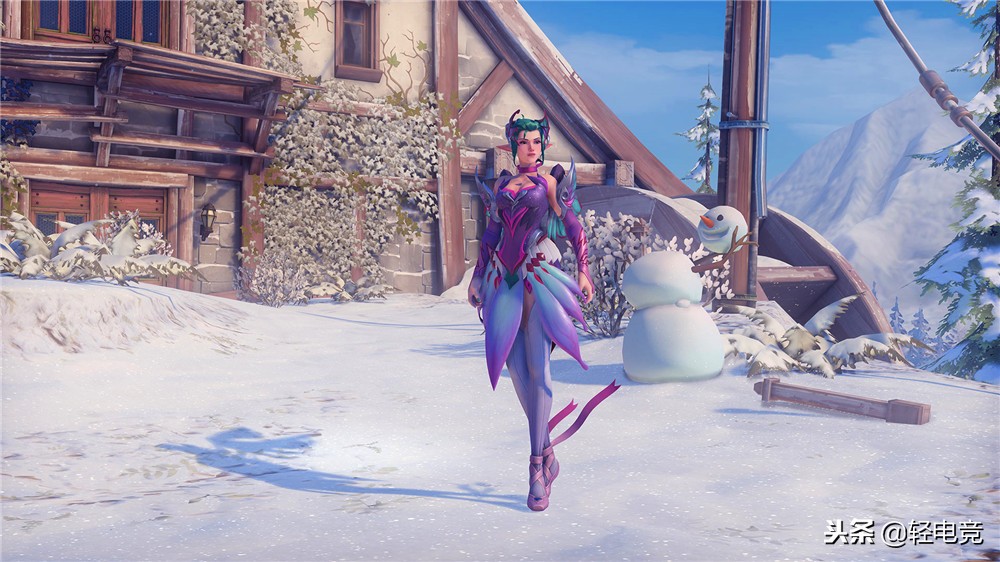 守望先锋国服五百强和泉纱雾,守望先锋雪国仙境