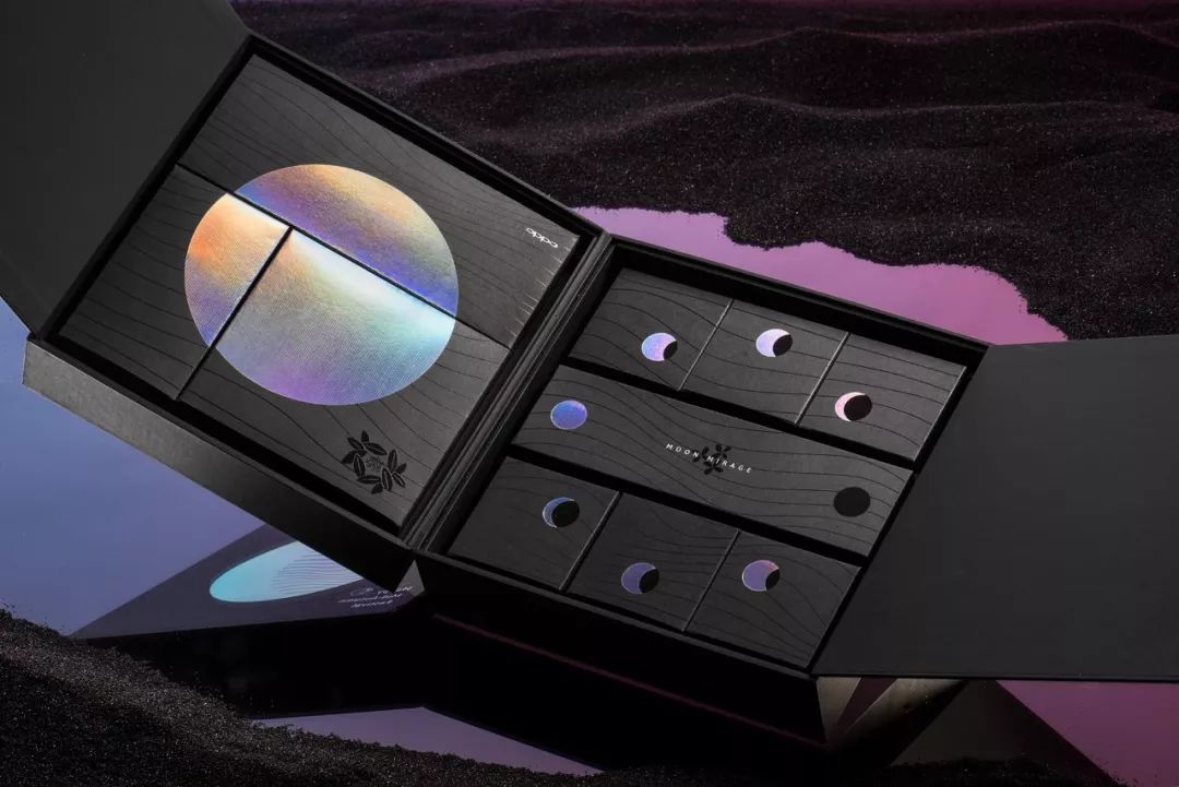 月饼礼盒港风包装设计图,白银月饼瓦楞纸礼盒包装设计