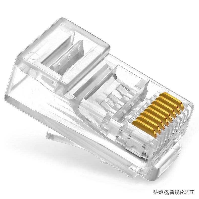 模块化水晶头,弱电水晶头制作方法