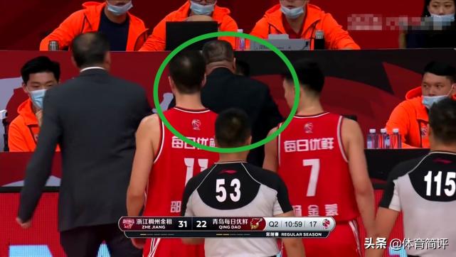 男篮主帅怒喷裁判,青岛队主教练骂裁判视频