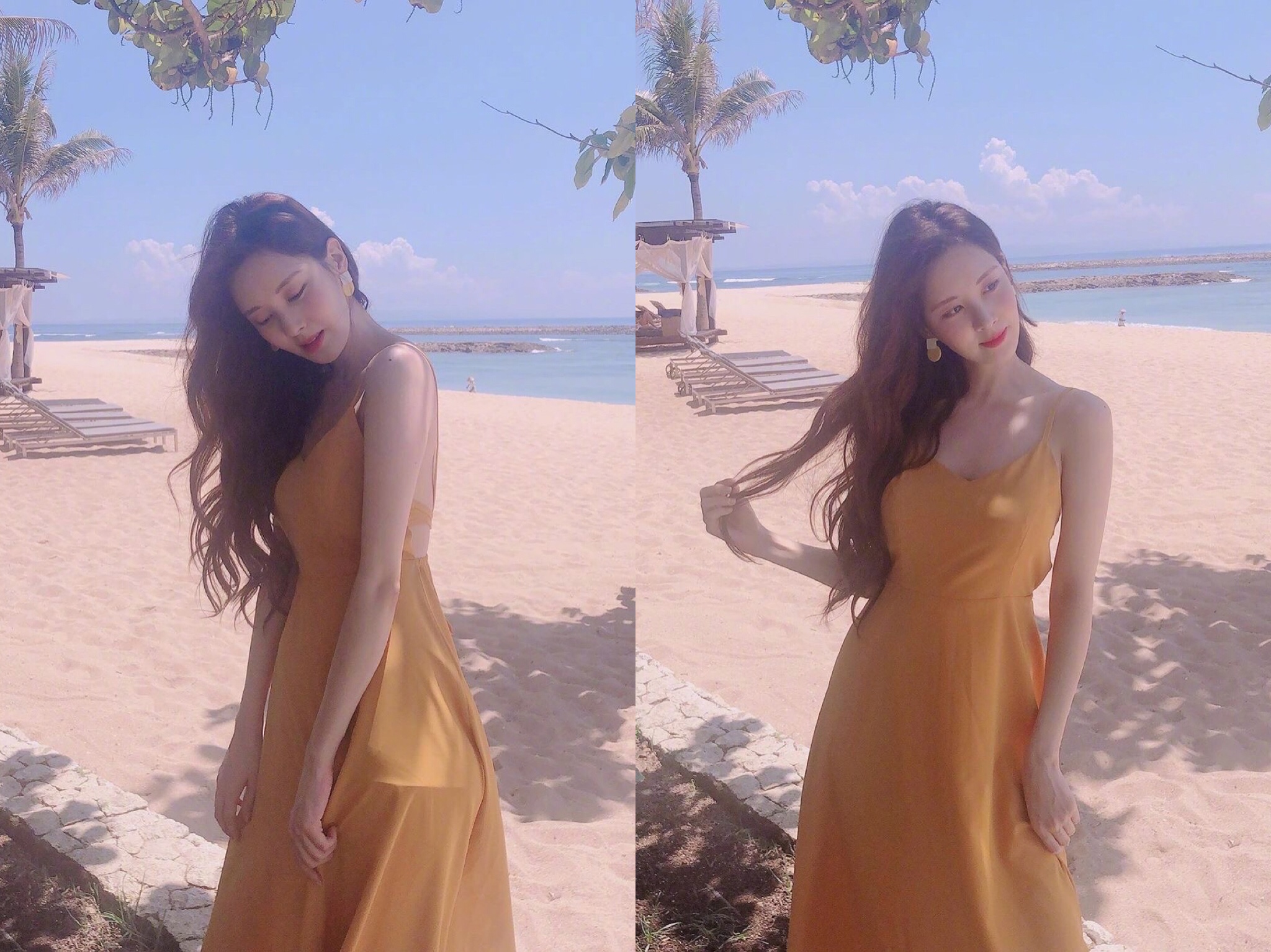 舒适又自然的度假穿搭，可甜可盐！给你与众不同的度假心情