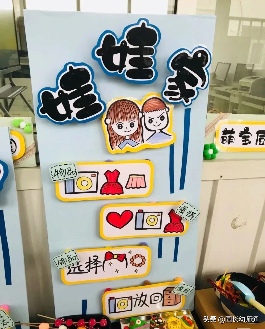 幼师主题墙环创图片,幼师绘画主题环创作品图片