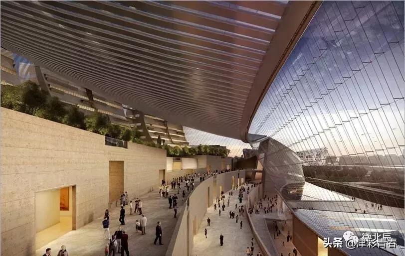 天津新文旅地标,天津文化中心建设照片