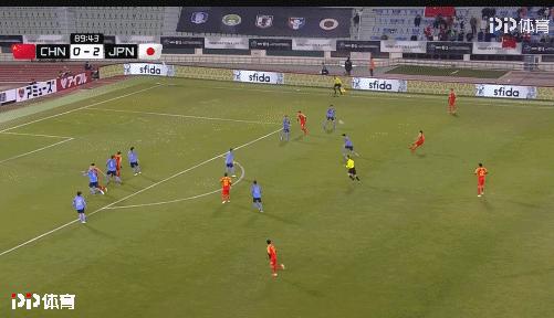 中国vs日本足球姜至鹏,中国日本足球三比三