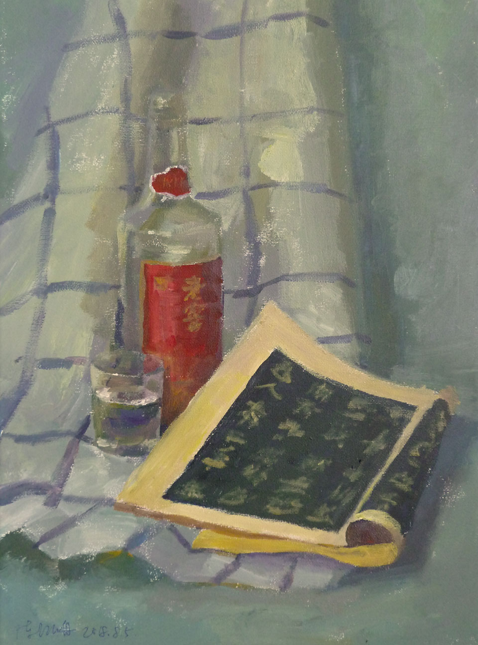 学丙烯画必备的工具和颜料,丙烯画笔和丙烯颜料