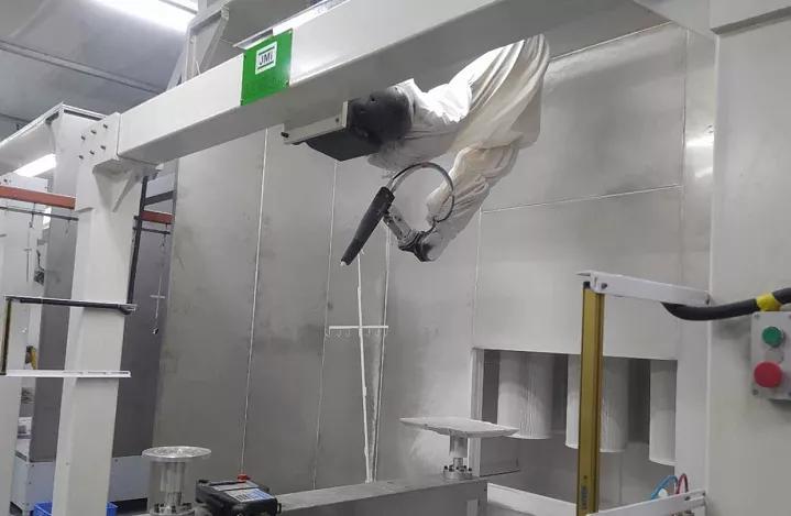 捷米机器人,机器人自动喷涂优点