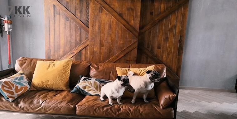 新梅共和城100m²工业风：大胆裸装，冷暖碰撞，演绎粗犷文艺之家