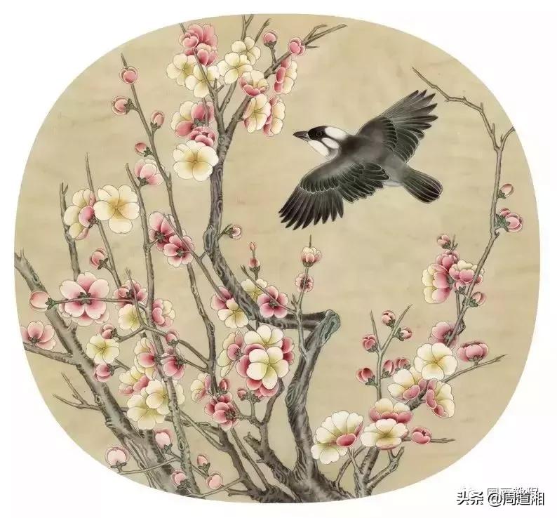 宋人工笔花鸟临摹步骤,工笔花鸟玉兰的画法