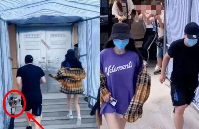 明星被恶意拍摄，杨幂大腿根部走光，阿娇早年演出更衣室被*拍偷**