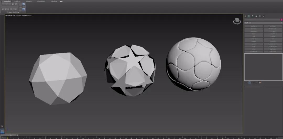 3d足球模型制作教程,3dmax足球建模