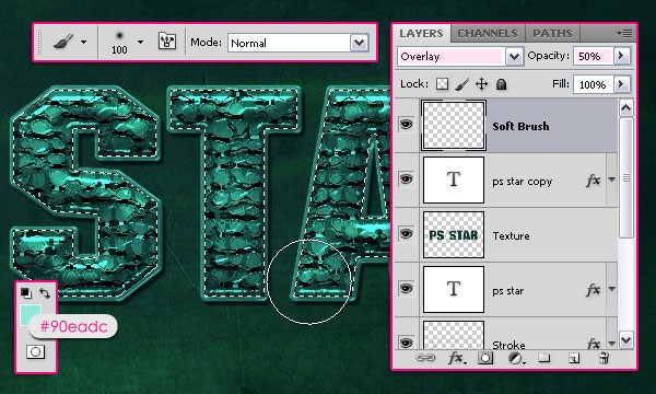 photoshop创建3d文字,photoshop制作亮金色字体