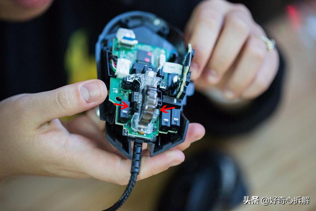 滚轮鼠标编码器拆卸图解,鼠标滚轮与编码器的连接方式