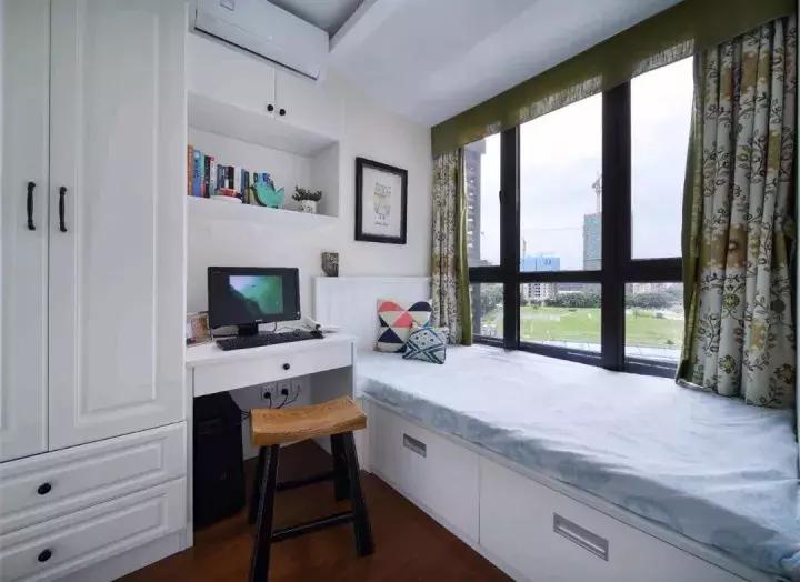 儿童房榻榻米美式轻奢,60-70平米小户型设计榻榻米