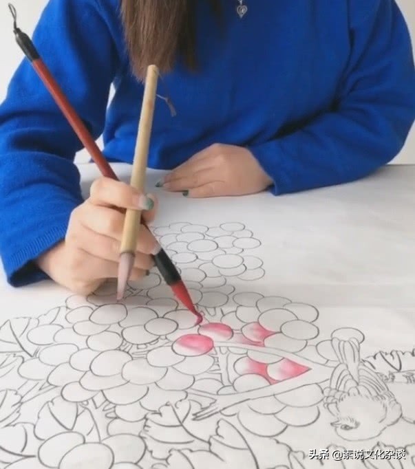 欧洲超写实画家挑战冷军,冷军大师画葡萄